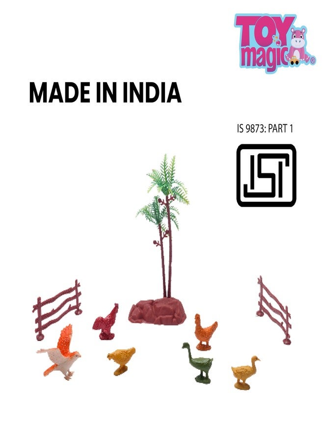 ToyMagic Animal Set 58Pcs | Includes 50 Realistic Animal Figurines and Accessories | Perfect for Educational Play and Imaginative Adventures | Ideal for Kids Aged 3 and Above - Image 4
